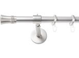 Gardinenstange SN DECO GROUP, silber (chrom matt), L:200cm Ø:19mm, Gardinenstangen, Gardinenstange
