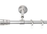 Gardinenstange SN DECO GROUP, silber (chrom matt), L:400cm Ø:19mm, Gardinenstangen, Gardinenstange
