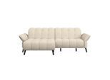 Möbelix , Beige , Metall, Textil, Holzwerkstoff , L-Form , 244x173 cm , erweiterbar, individuell planbar, Armteil links, Armteil rechts ,