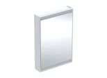 Geberit One Spiegelschrank 505810002 60x90x15cm, mit ComfortLight, 1 Tür, Anschlag links, weiß/Aluminium pulverbeschichtet