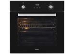 EXQUISIT Backofen "EBE76-9-H-020", Energieeffizienz: A, schwarz, B:59,5cm H:59,5cm T:56,7cm, Backöfen, Pizzafunktion – ideal für Pizza, Focaccia und mehr, Backofen