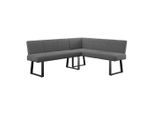 Mid.you , Anthrazit , Metall, Textil , L-Form , 202x162 cm ,