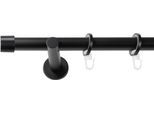 Gardinenstange SN DECO GROUP, schwarz, L:300cm Ø:19mm, Gardinenstangen, Gardinenstange