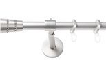 Gardinenstange SN DECO GROUP, silber (chrom matt), L:160cm Ø:19mm, Gardinenstangen, Gardinenstange