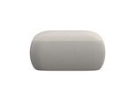 Pouf FLEXLUX "Torino, rund, bodennah, Sitzhocker, Polsterhocker", beige (natural), B:91cm H:46cm T:91cm, Poufs, Pouf, Modernes, organisches Hocker-Design, Kaltschaum, Wellenunterfederung