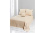 Tagesdecke PEREIRA DA CHUNA Gr. 4, beige (ecru), B:240cm L:250cm, 100% Baumwolle, Tagesdecken, Tagesdecke