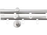 Gardinenstange SN DECO GROUP, silber (chrom matt), L:120cm Ø:19mm, Gardinenstangen, Gardinenstange