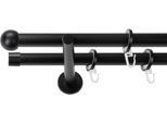 Gardinenstange SN DECO GROUP, schwarz, L:160cm Ø:19mm, Gardinenstangen, Gardinenstange