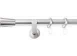 Gardinenstange SN DECO GROUP, chrom matt, L:160cm Ø:19mm, Gardinenstangen, Gardinenstange
