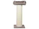 Möbelix , Taupe , Textil, Naturmaterialien, Holzwerkstoff , 45x107x55 cm ,