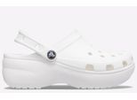 Klassieke plateau muiltjes - Crocs - Wit