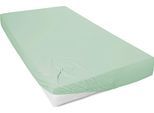 Spannbettlaken PRIMERA "Mako-Jersey Bio", braun (eukalyptus), L:200cm, Mako-Jersey, Obermaterial: 100% Baumwolle, Bettlaken, Spannbettlaken, GOTS zertifiziert - aus Bio-Baumwolle