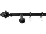 Gardinenstange SN DECO GROUP, schwarz, L:300cm Ø:19mm, Gardinenstangen, Gardinenstange