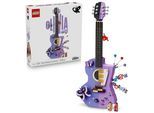 Konstruktionsspielsteine LEGO "Olivia Rodrigos Gitarre (43031), LEGO Editions Music", lila (bunt), Spielbausteine, Kinder, Kunststoff, Konstruktionsspielsteine, Made in Europe