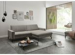 Ecksofa DIE PLANBAR "ZE-EM20028 L-Form, Breite 248 cm", grau, B:248cm H:91cm T:179cm, 95% Polyester;5% Nylon, Sofas, Ecksofa, wahlweise mit Kopfstützen und Sitztiefenverstellung