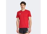 Laufshirt ADIDAS PERFORMANCE "ADIZERO ESSENTIALS RUNNING", Herren, Gr. 3XL, rot (team power rot 2), Obermaterial: 100% Polyester, normal, Shirts Laufshirt