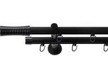 Gardinenstange SN DECO GROUP, schwarz, L:400cm Ø:19mm, Gardinenstangen, Gardinenstange