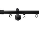 Gardinenstange SN DECO GROUP, schwarz, L:220cm Ø:19mm, Gardinenstangen, Gardinenstange