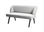 Möbelix , Hellgrau , Holz, Textil , Buche , vollmassiv , 140x86x48 cm ,