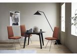 Polsterstuhl STRESSLESS "Laurel", braun (copper paloma, chrom glänzend), B:57cm H:105cm T:60cm, Leder PALOMA: PALOMA ist ein durchgefärbtes Semianilin-Möbelleder mit natürlicher Narbung., Stühle, Polsterstuhl, High Back, Größe M, mit Beinen aus Stahl in Chrom glänzend