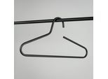 Kleiderbügel SPINDER DESIGN "Victorie", schwarz, B:42cm H:21,5cm T:1cm, Metall, Kleiderbügel, Kleiderbügel, Breite 42 cm