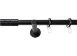 Gardinenstange SN DECO GROUP, schwarz, L:440cm Ø:25mm, Gardinenstangen, Gardinenstange