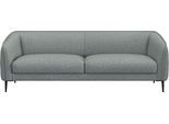 3-Sitzer FLEXLUX "Belle Designsofa, Couch, bequem durch Kaltschaum im Sitz", blau (sky blau), B:218cm H:74cm T:89cm, 62% Polyester/17%Cotton/14%Viscose/7%linen, Sofas, 3-Sitzer, Skandinavisches Design, In hochwertiger Verarbeitung