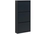Carryhome Schuhkipper , Anthrazit , Metall , 50x103.5x15 cm , Typenauswahl , Garderobe, Schuhaufbewahrung, Schuhkipper