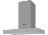 BAUKNECHT Wandhaube "DBHBS 64 LM X", Energieeffizienz: C, silber (edelstahlfarben), B:59,8cm H:115,2cm T:45cm, Dunstabzugshauben, 60 cm, 3 Leistungsstufen und LED-Beleuchtung, Wandhaube