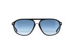 Tom Ford Zonnebril 0447 Jacob 01p Glanzend Zwart Groenverloop