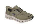Skechers Glide-Step Pro Textiel Heren Olijf/Zwart Standaard Sneakers