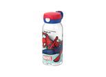 Trinkflasche MEPAL "Trinkflasche mit Klappdeckel Campus 600 ml", rot (spiderman), H:19,5cm, Trinkflaschen, Trinkflasche, Spülmaschinengeeignet