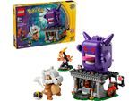 Konstruktionsspielsteine LEGO "SMART Play™ Tragossos und Gengars Gruselduell (72166), LEGO Pokémon", bunt, Spielbausteine, Kinder, Kunststoff, Konstruktionsspielsteine, Mit SMART Brick kombatibel (nicht enthalten)