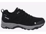 Hi-Tec Saunter WP Polyester Mesh Heren Zwarte Wandelschoenen