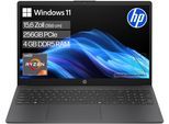 HP Notebook "15-fc103Xngx", schwarz (jet schwarz), 4 GB RAM 256 GB SSD, Ryzen 3, Windows 11 Home, Notebooks, Notebook