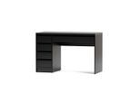 Livetastic Schreibtisch, Schwarz, Holzwerkstoff, 5 Schublade(n) Schubladen, rechteckig, 55x77.6x120 cm, Arbeitszimmer, Schreibtische, Bürotische