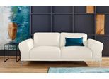 2,5-Sitzer W.SCHILLIG "montanaa Designsofa mit erstklassigem Sitzkomfort, Ferderkern", weiß (weiß z59), B:212cm H:78cm T:94cm, Sofas, 2 5-Sitzer, mit Metallfüßen in Chrom glänzend, Breite 212 cm