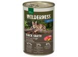 REAL NATURE WILDERNESS Nassfutter Katze, Adult, Black Earth, Rind mit Büffel 24x400 g