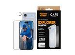 CARE BY PANZERGLASS Handyhülle "3-in-1 Flagship Explorer Bundle Apple iPhone 17 Air", transparent, Smartphones, Hüllen, Backcover, Schutzhülle, Handyschutzhülle, Case, Schutzcase, stoßfest, Handyhülle