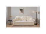 Mid.you , Creme , Textil , Birke, Buche , Hartholz , Uni , Füllung: Silikon, Schaumstoffflocken,Silikon, Schaumstoffflocken , 240x94x98 cm , Made in EU , Bettkasten erhältlich, Liegefunktion, Rücken echt, Armteil links, Armteil rechts ,