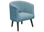 Livetastic , Blau , Textil , 61x82x58 cm ,