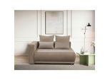 Mid.you , Taupe , Textil , Füllung: Schaumstoff , 168x73x99 cm , Made in EU ,