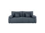 Mid.you , Blau , Textil , Füllung: Silikon, Schaumstoffflocken,Silikon, Schaumstoffflocken,Silikon, Schaumstoffflocken , 240x93x108 cm , Made in Europe , Rücken echt, Armteil links, Armteil rechts ,