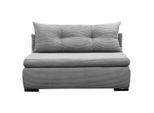 Mid.you , Hellgrau , Textil , Füllung: Schaumstoff , 154x93x85 cm , Made in EU , Liegefunktion ,