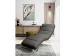 Livetastic , Anthrazit , Textil , 65x65-95x171 cm , Made in EU , Relaxfunktion, Rücken echt ,