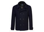 Petrol Industries - Heren Peacoat Jas Chequamegon - Blauw