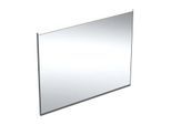 Geberit Option Plus Square Lichtspiegel 502783141 90 x 70 cm, schwarz matt/Aluminium eloxiert, direkte/indirekte Beleuchtung, Spiegelheizung, Orientierungslicht