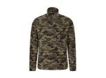 Mountain Warehouse Heren Camber II Camo Half Zip Fleece Top (Groen)