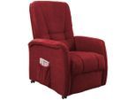 Livetastic , Rot , Textil , 77x107x88 cm , Stoffauswahl, Relaxfunktion ,