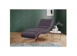 Livetastic , Aubergine , Leder , Echtleder , Rindleder , 65x65-95x171 cm , Made in EU , Fußauswahl, Lederauswahl, Relaxfunktion, Rücken echt ,